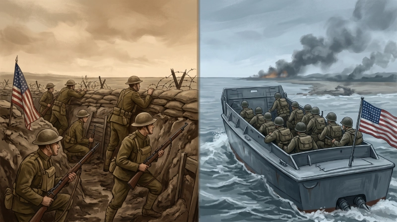 World War I and World War II: America's Role