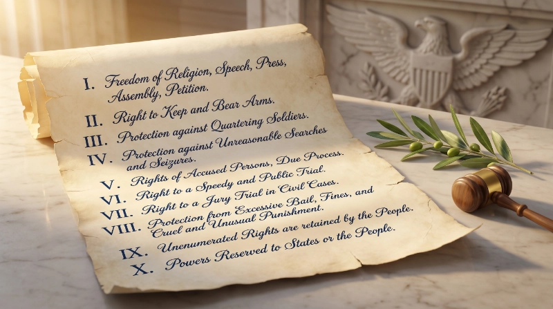 The Bill of Rights: Your First 10 Amendments Explained