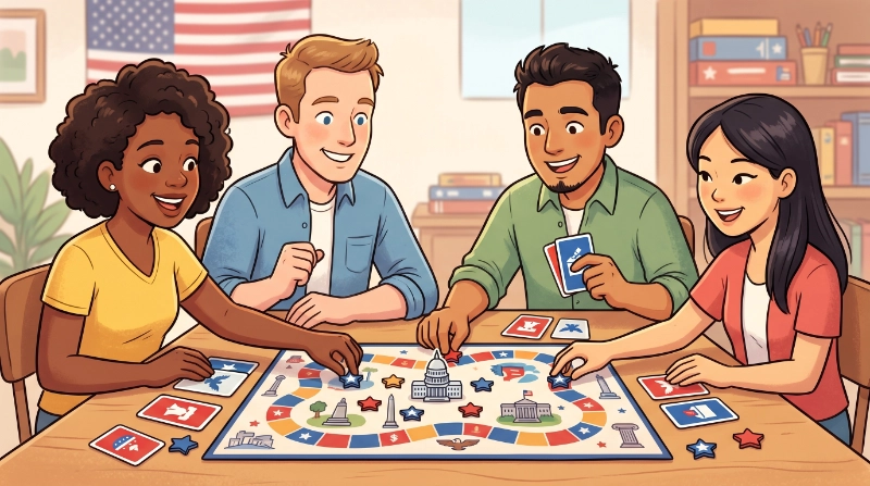 Learning Through Games: A Fun Way to Study for the Citizenship Test