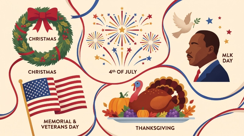 U.S. National Holidays: What They Celebrate and Why